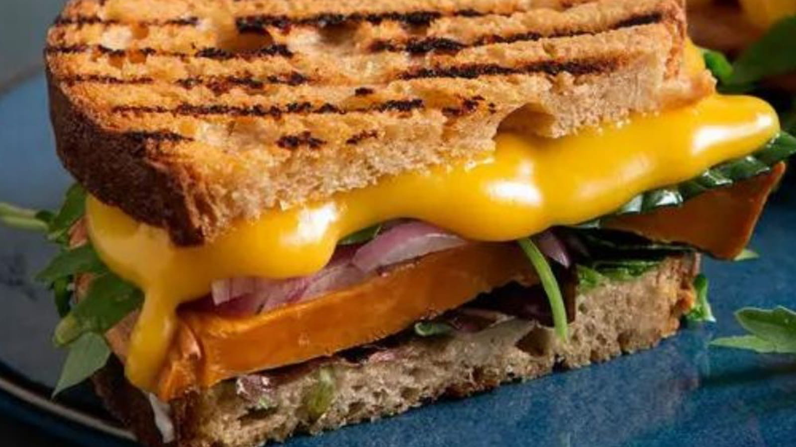 Toastie végétal à la patate douce