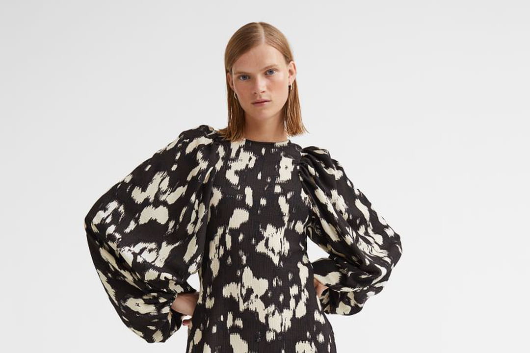 Robe milongue à motifs