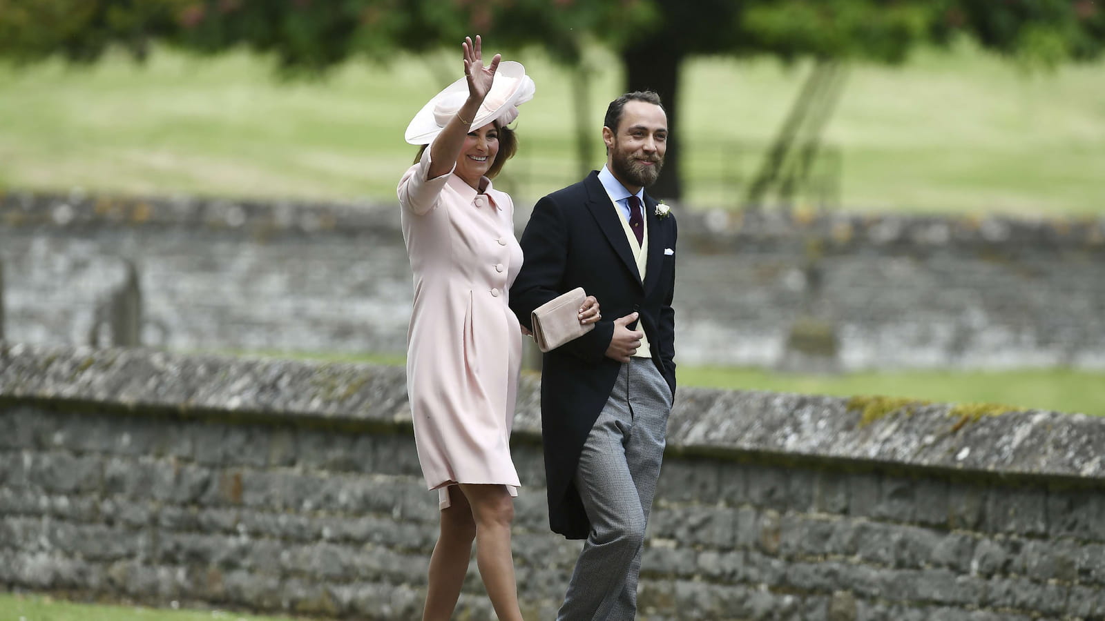 Carole et James Middleton