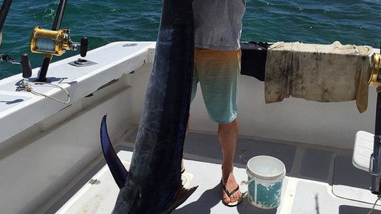 Christopher Hache à la pêche