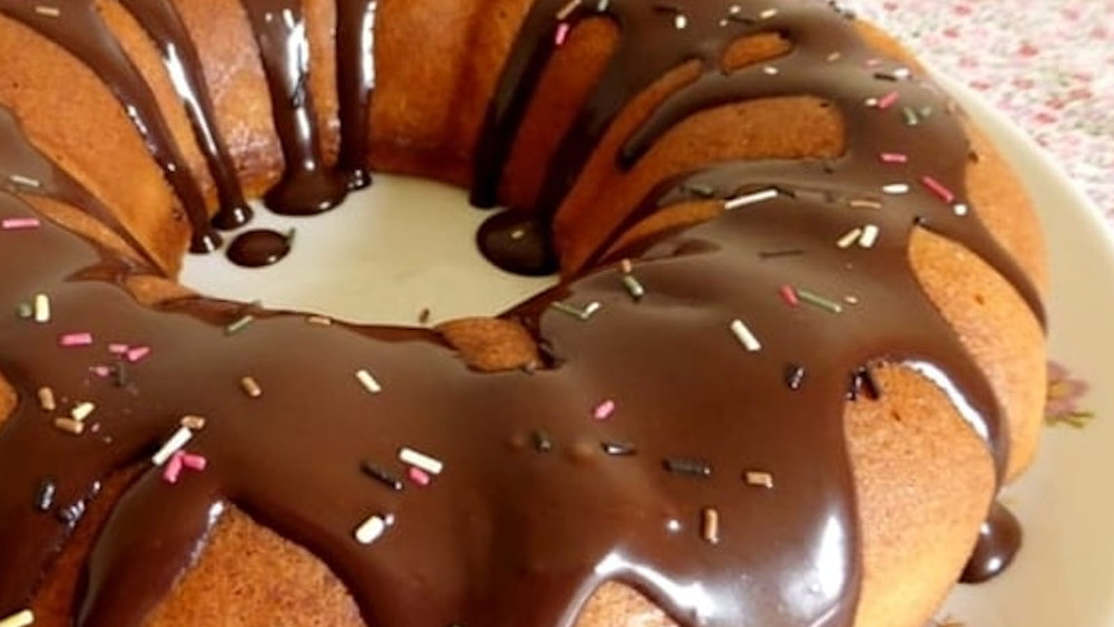 Bundt cake à la vanille et chocolat