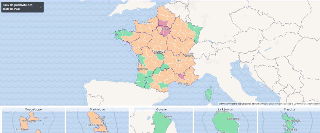 carte test covid france