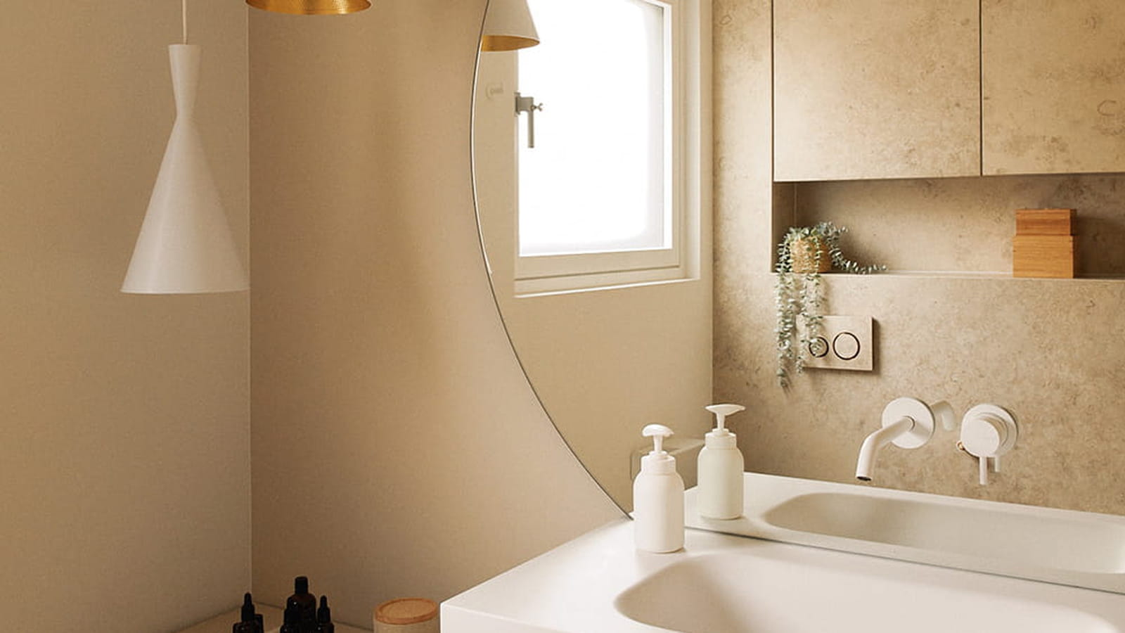 Salle de bains après