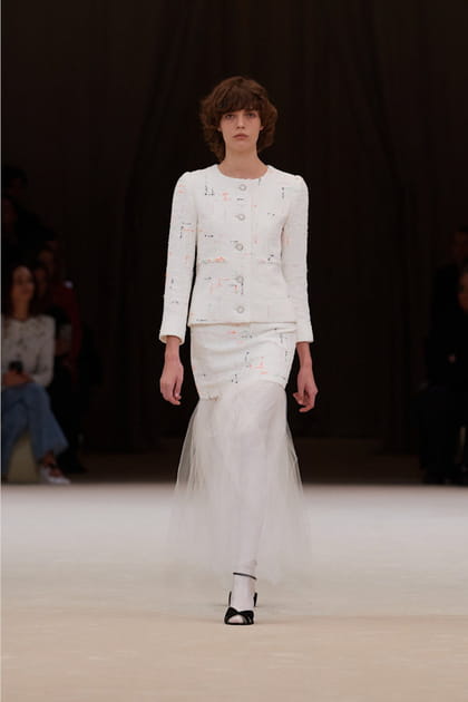 Look 5 du défilé Chanel haute couture printemps-été 2024