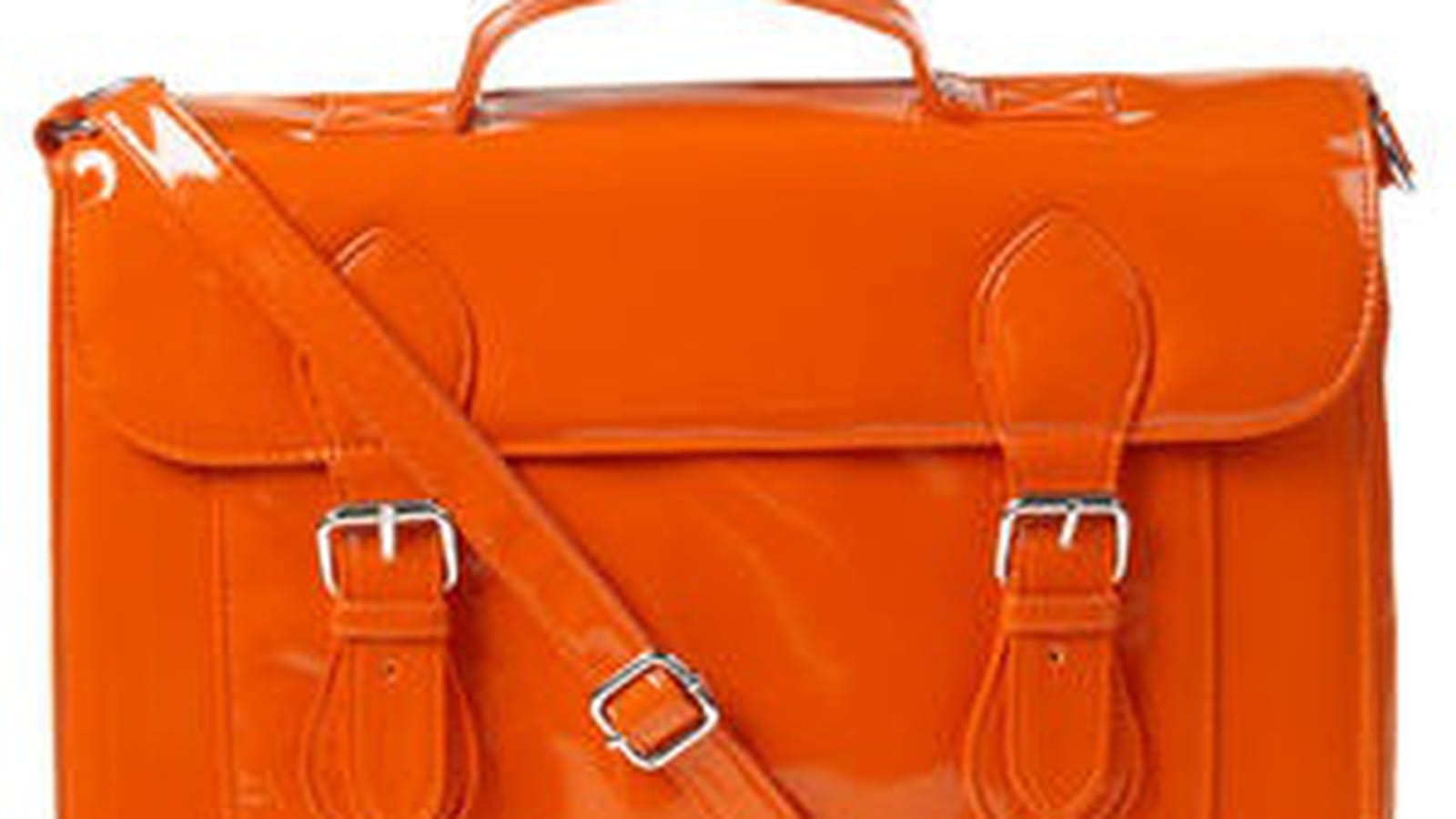 Sac cartable orange de Claire's