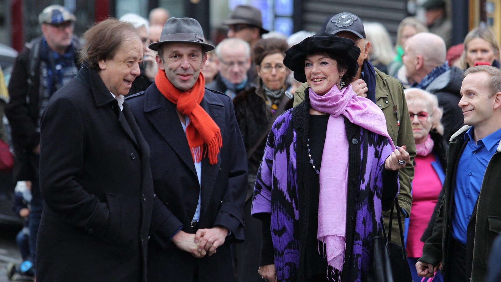 Daniel Lauclair, à gauche et Anny Duperey, à droite