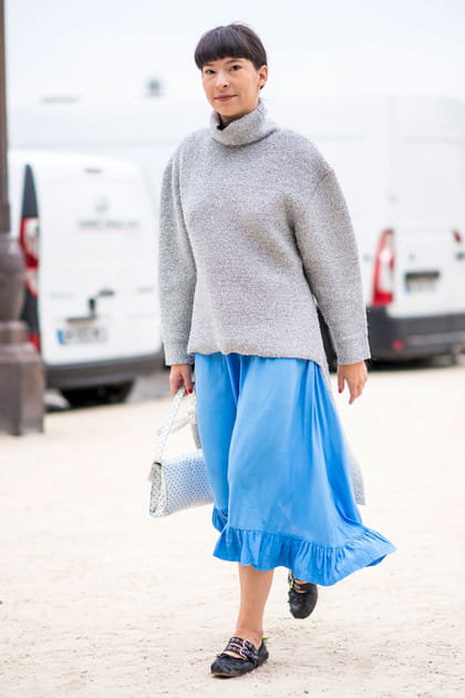 L'ensemble gros pull + jupe