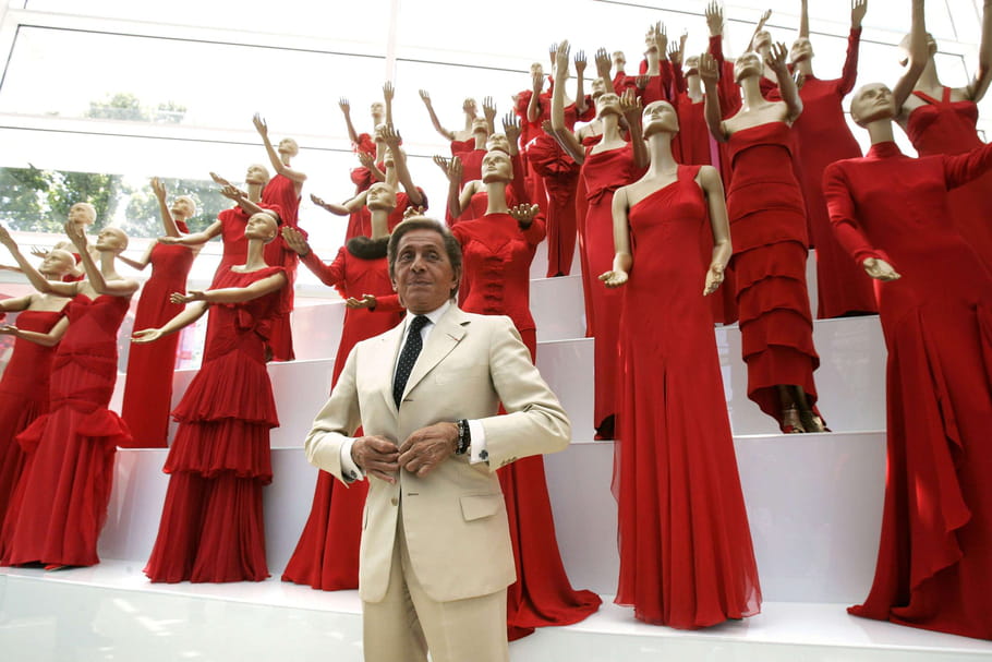 Valentino Garavani, maître du glamour à l'italienne
