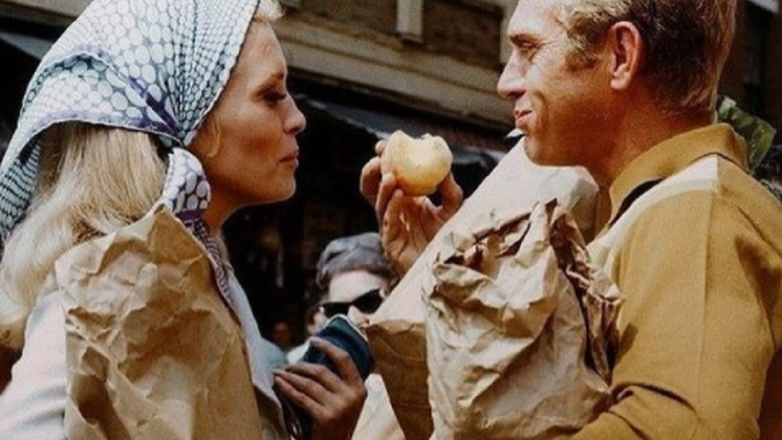 Faye Dunaway et Steve McQueen