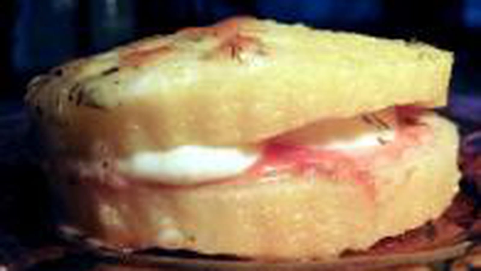 Croque polenta façon pizza