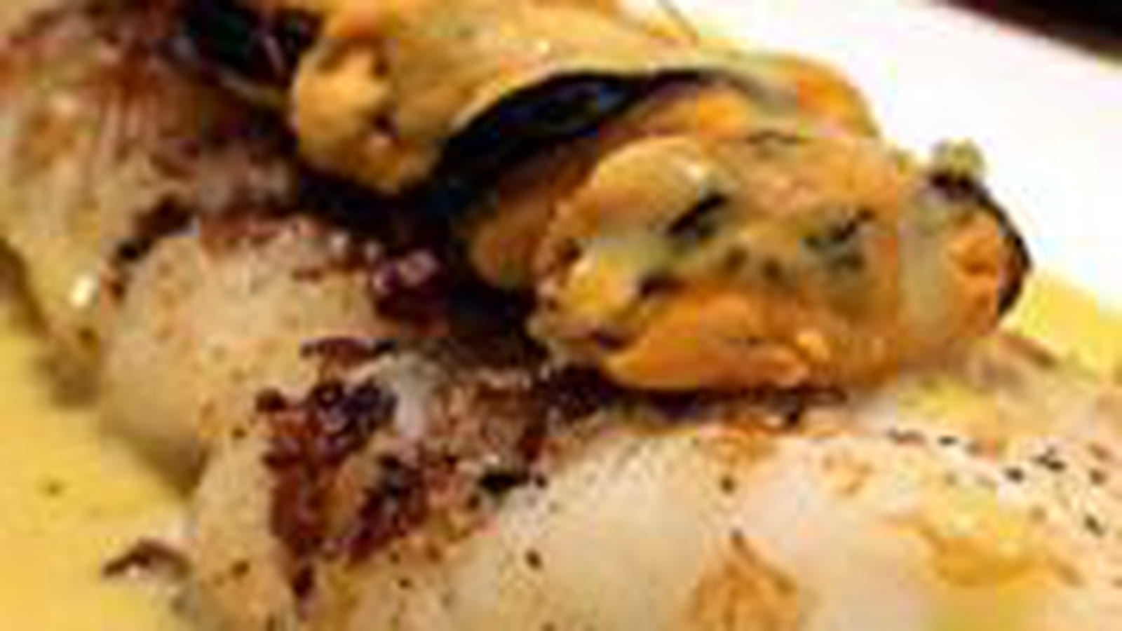 Dos de cabillaud et moules