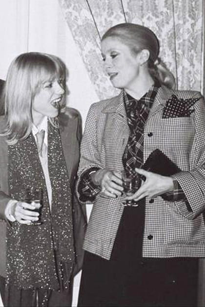 France Gall en blazer et étole de lurex