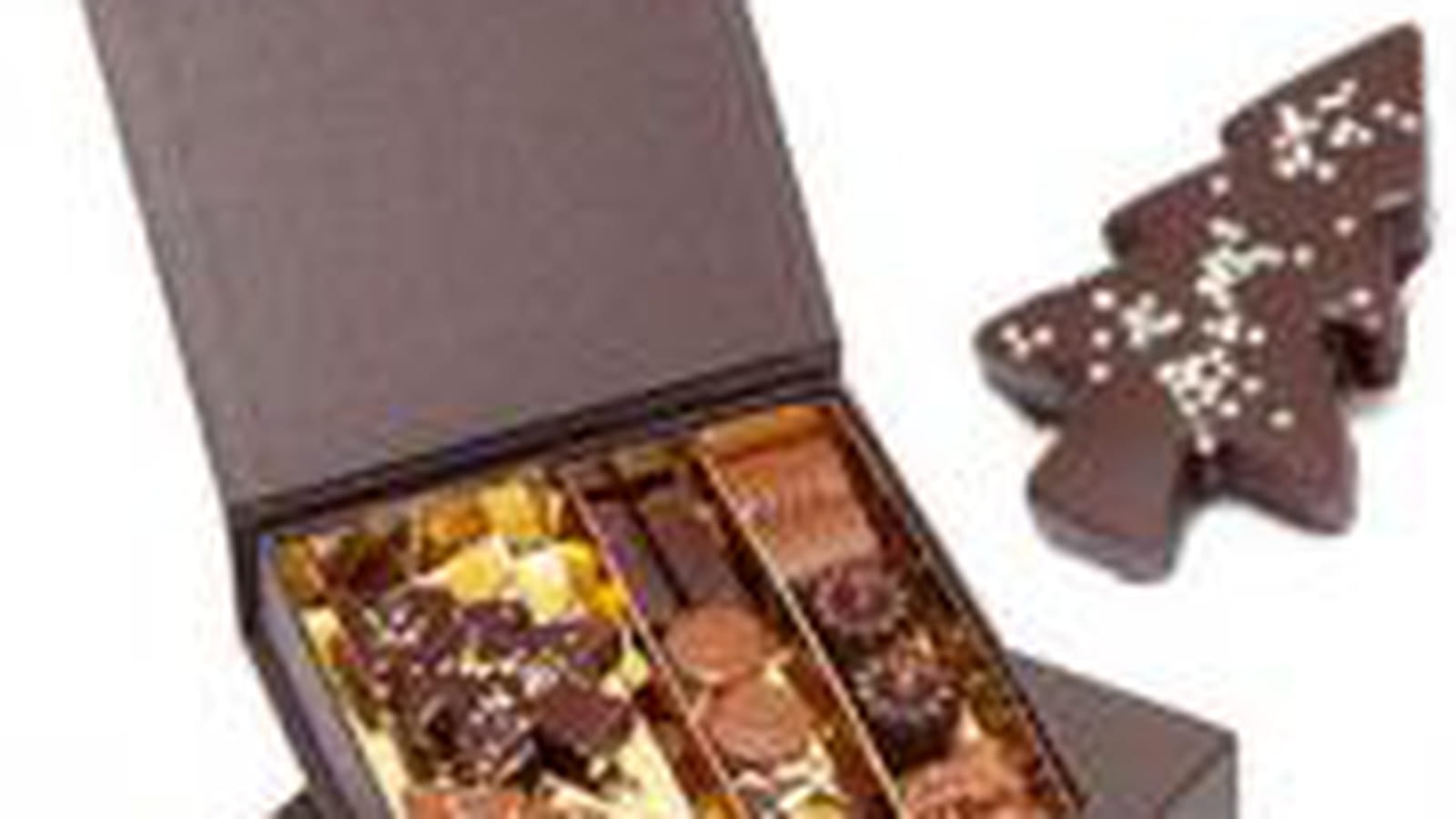 Coffret de sapins en chocolat de D'lys Couleurs