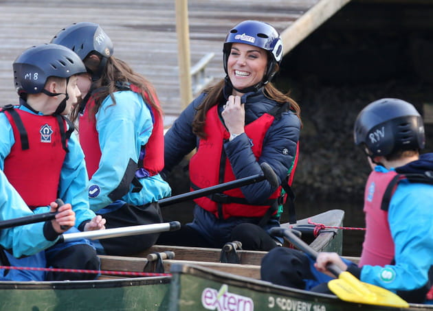 Kate Middleton prête à faire du canoë !