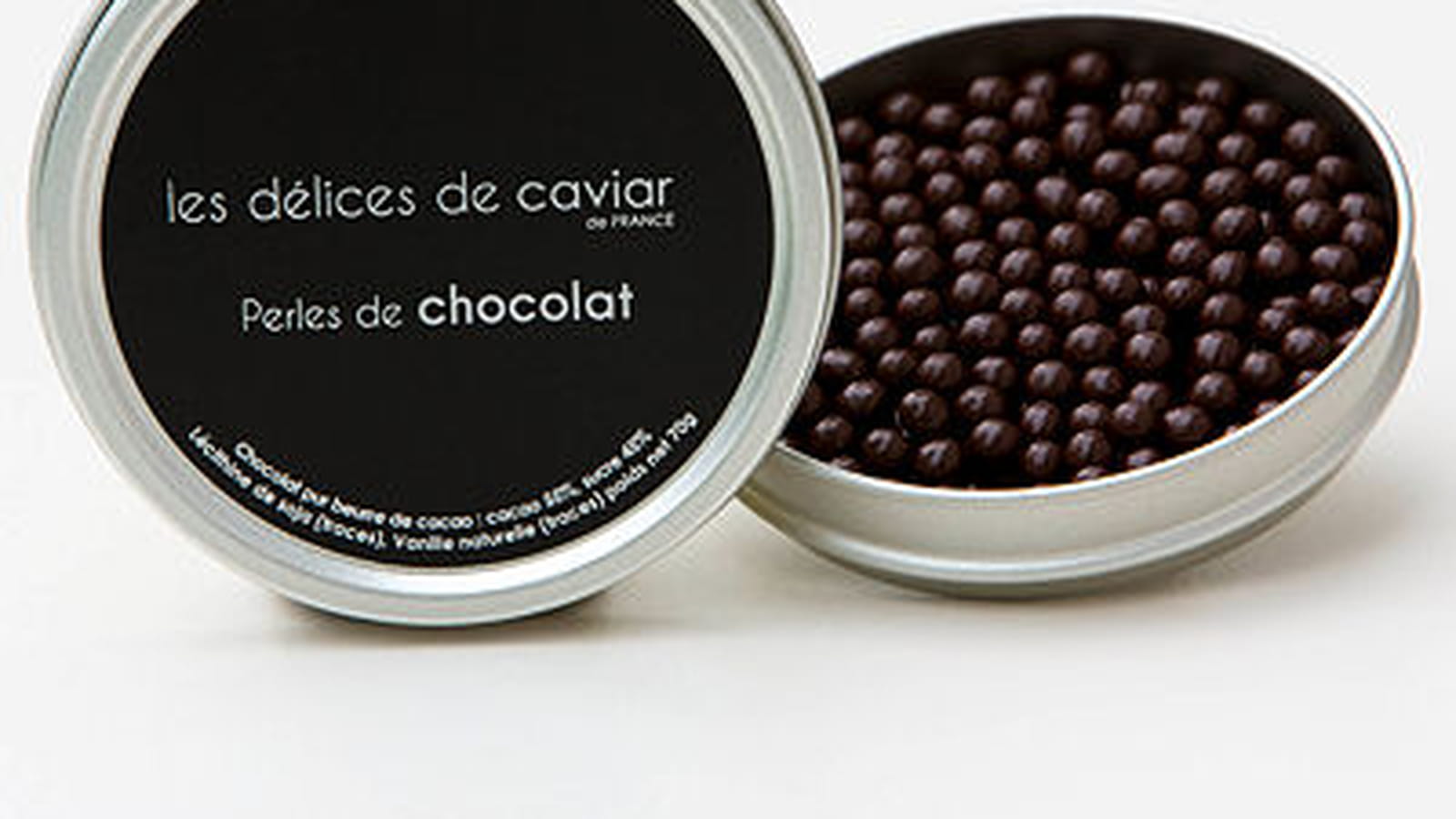 Perles de chocolat de Caviar de France 