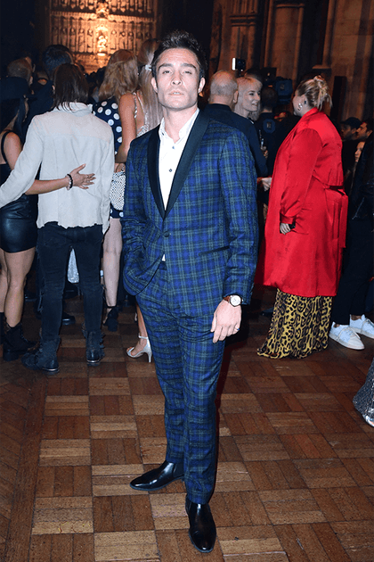 Ed Westwick au d&eacute;fil&eacute; Julien Macdonald&nbsp;