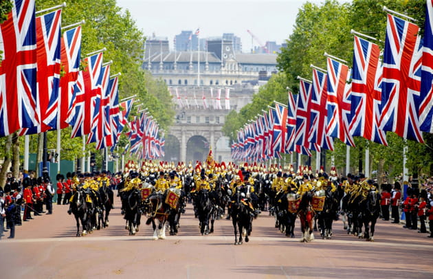 Trooping the Colour 2023, illustration du défilé à cheval