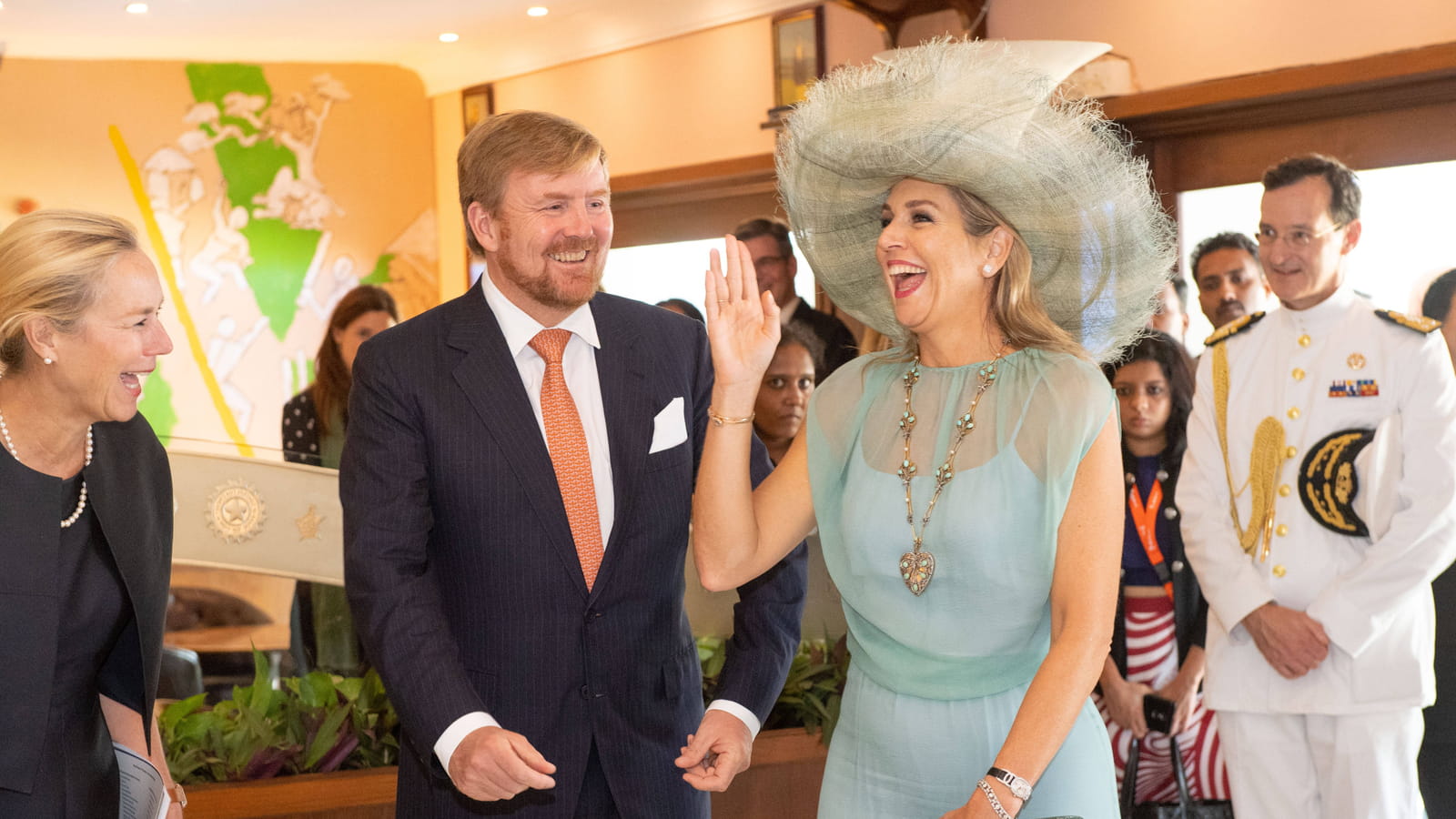 Le roi Willem-Alexander et la reine Maxima des Pays-Bas