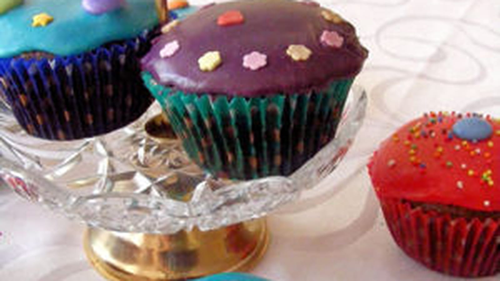 Cupcakes colorés