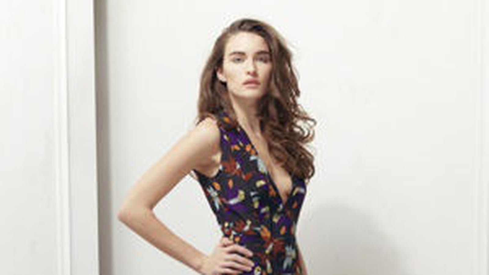 Robe longue décolletée de Gérard Darel