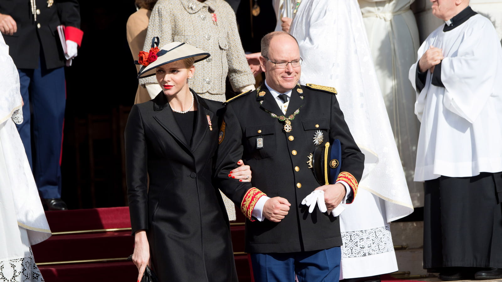 Charlène de Monaco et le prince Albert II de Monaco