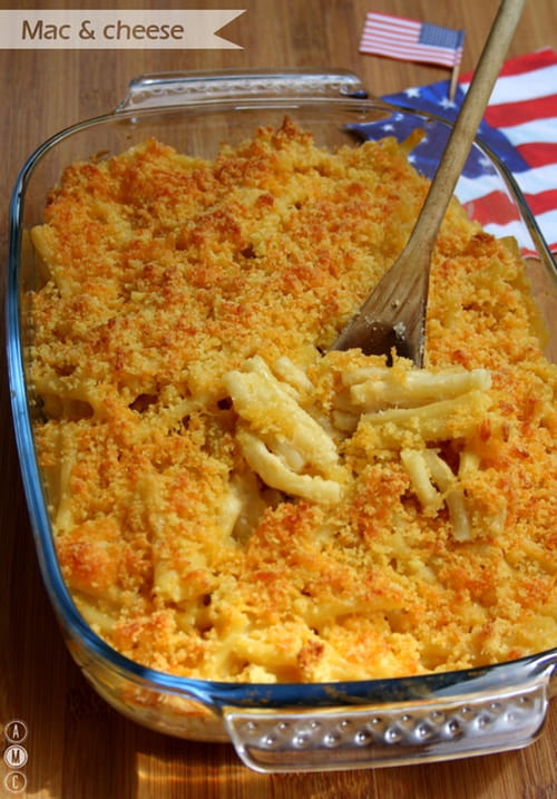 Gratin de macaroni au cheddar - Mac & cheese