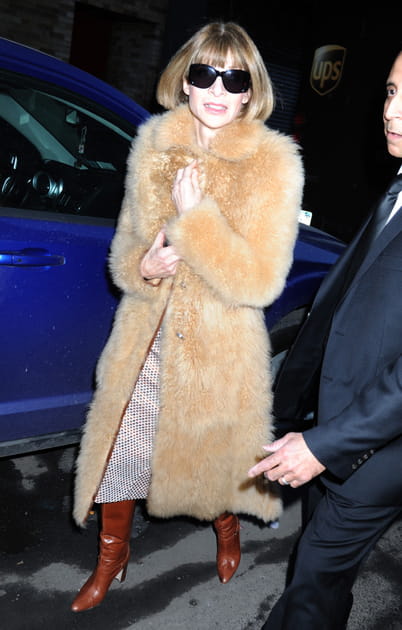 Anna Wintour au défilé Adidas x Kanye West