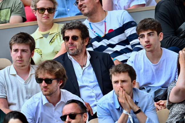 Patrick Bruel et ses fils : sortie en famille à Roland-Garros