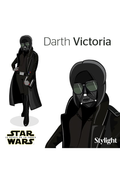 Victoria Beckham en Dark Vador