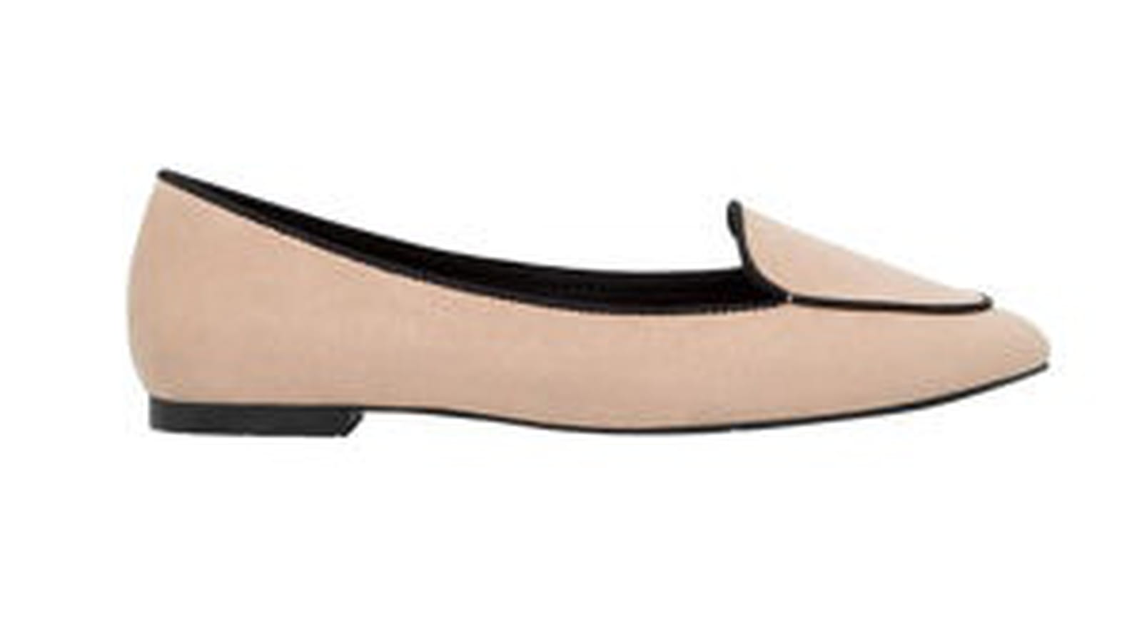 Slippers beiges de Pull & Bear