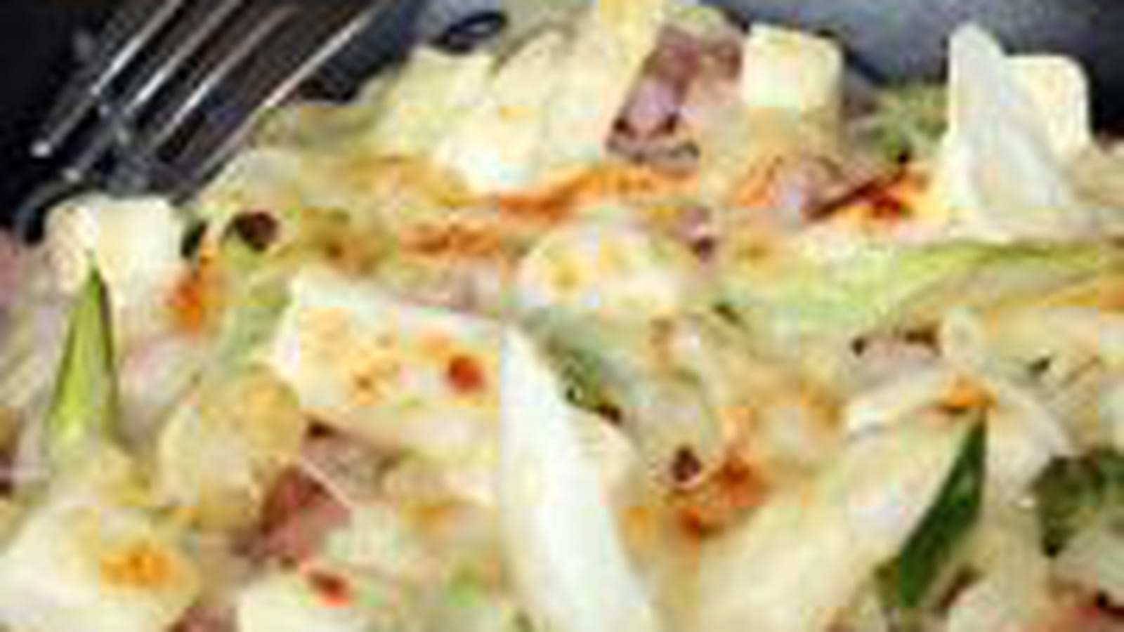 Gratin coquillettes tomme asperges