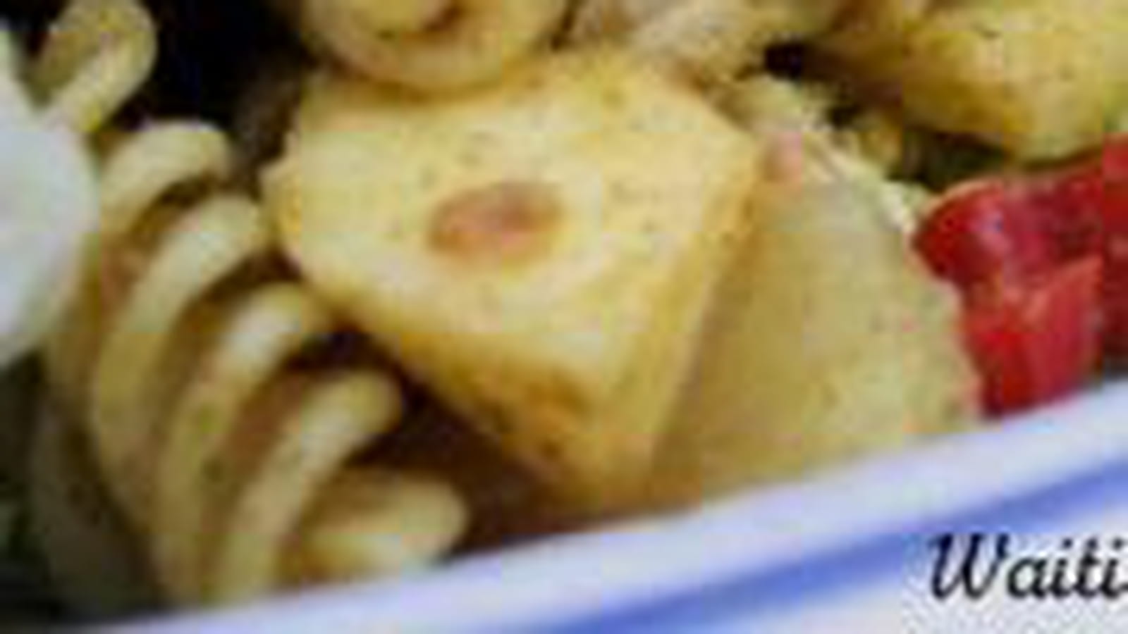 Salade de tortis au curry doux