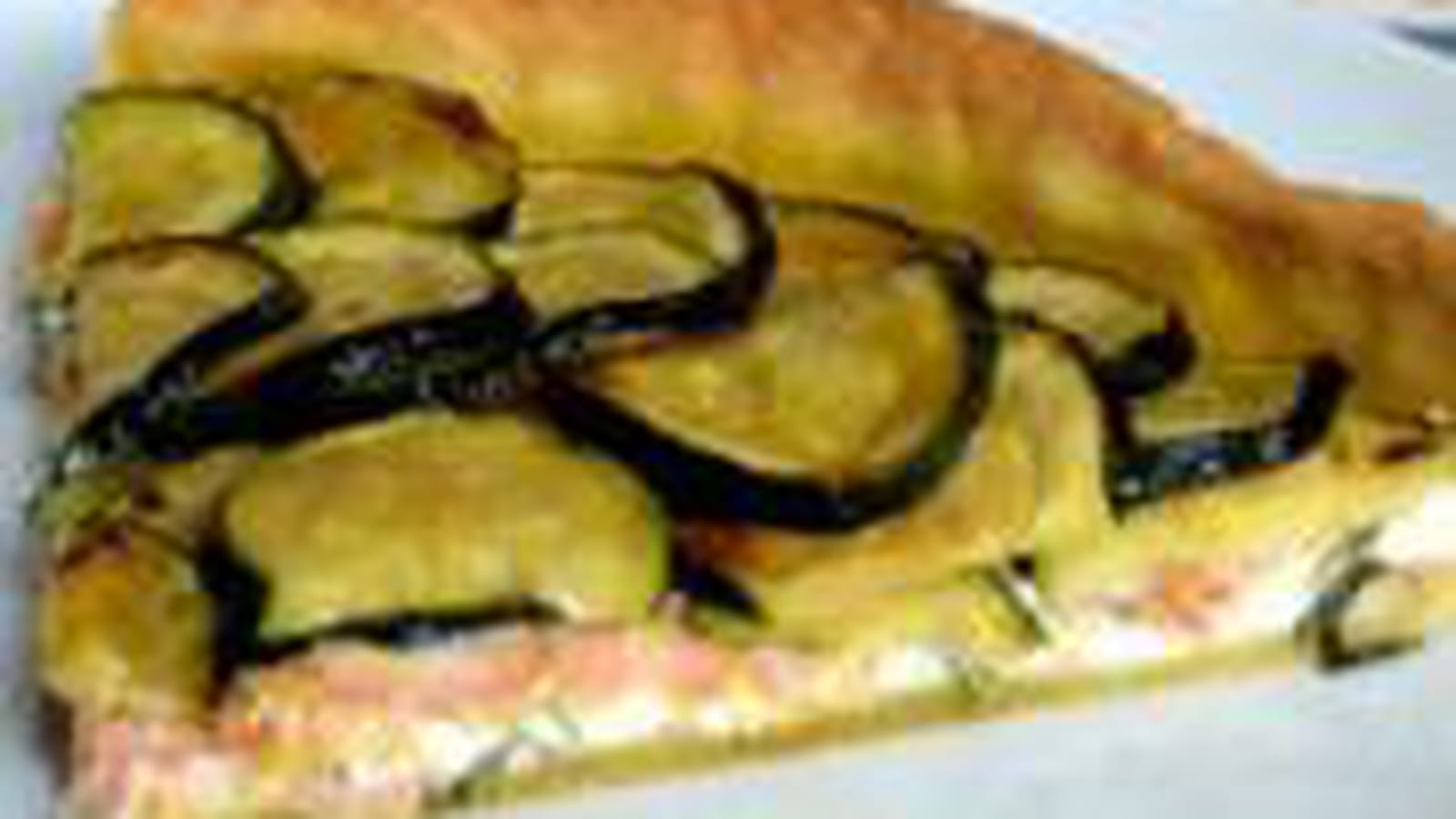 Tarte ricotta saumon courgettes