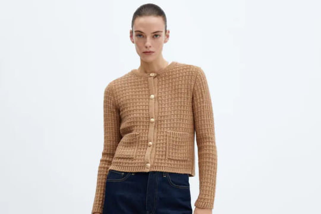 Cardigan Fille En Maille – Imprimé Cœur – Marque NEXT – Lavable Machine - 6