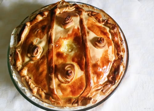 Tourte au poulet curry