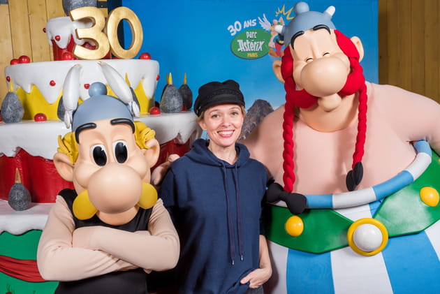 Anne Marivin au Parc Ast&eacute;rix