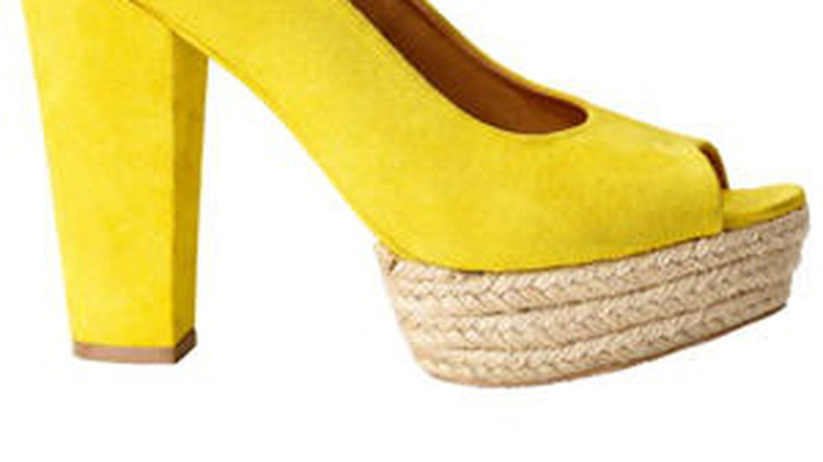 Escarpins jaunes de H&M