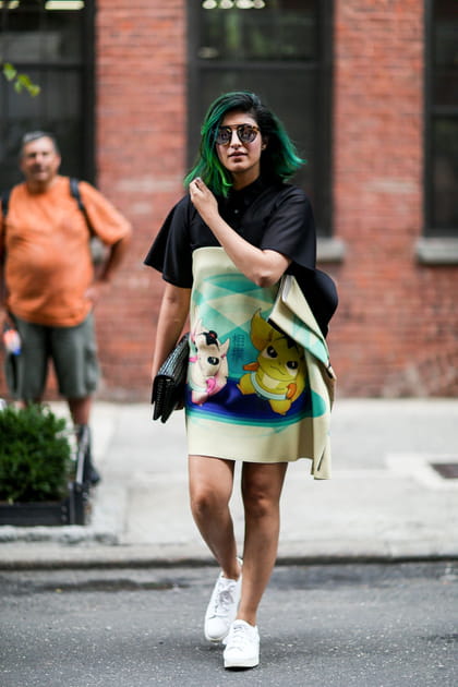 Street style &agrave; New York : l'imprim&eacute; r&eacute;gressif