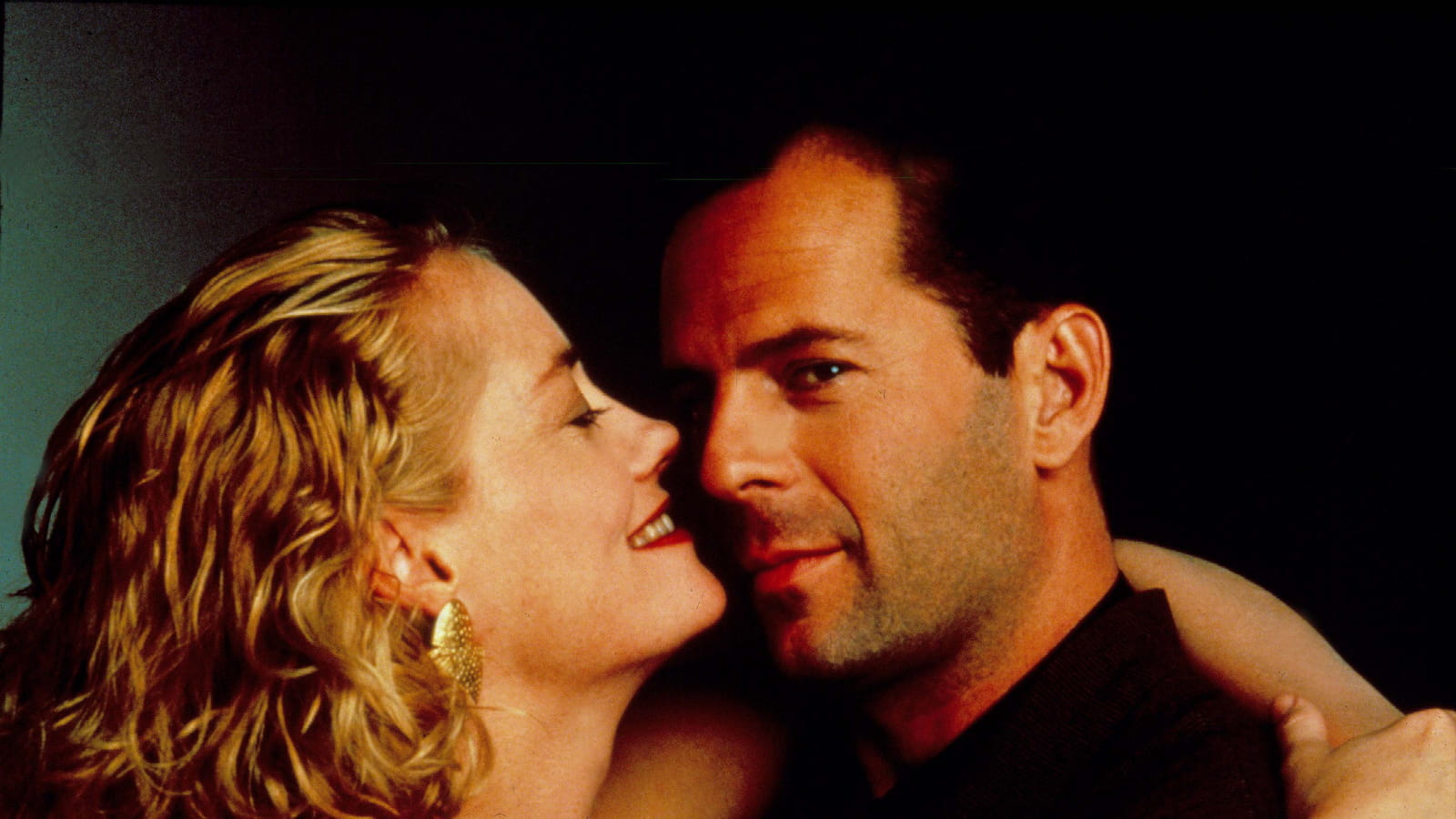 Avec Cybill Shepherd dans "Moonlight"