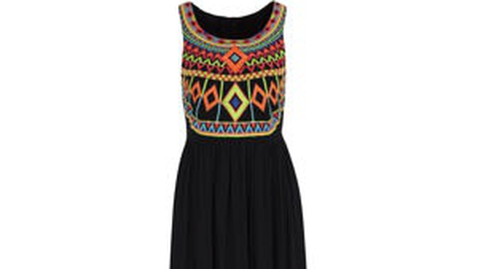 Robe longue brodée de Marks and Spencer