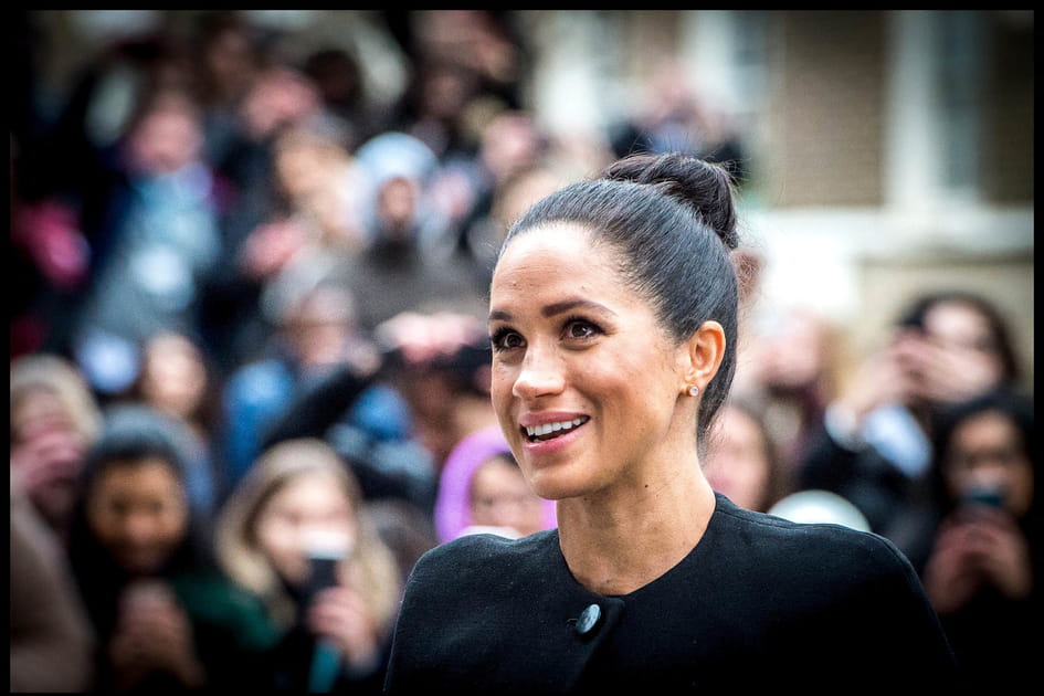Le chignon haut de Meghan Markle