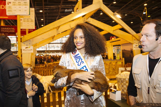 Une belle biquette et un chevreau