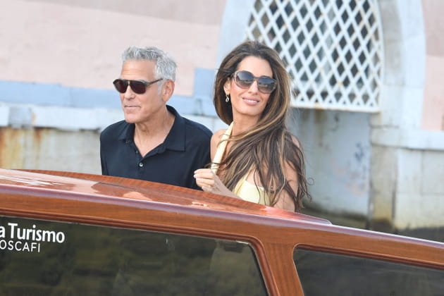 George et Amal Clooney rayonnent &agrave; Venise&nbsp;: l'acteur vient d&eacute;fendre un film