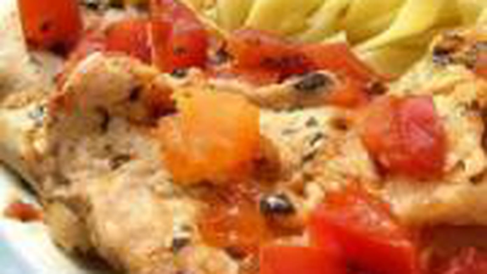 Blanc de poulet au pistou et à la tomate