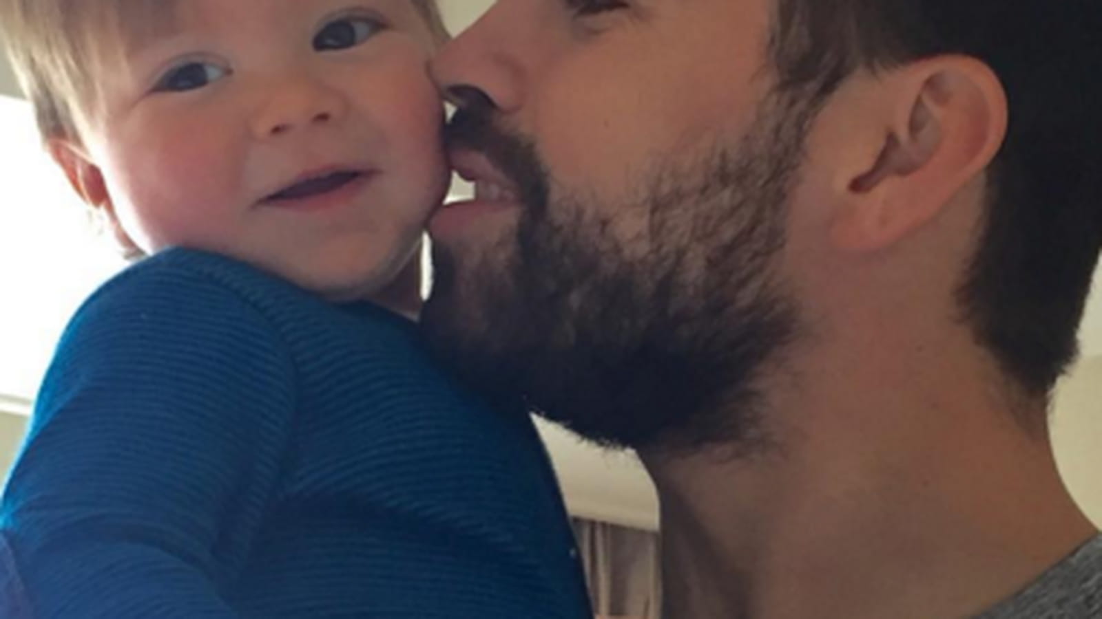 Gerard Piqué et son fils, Sasha 