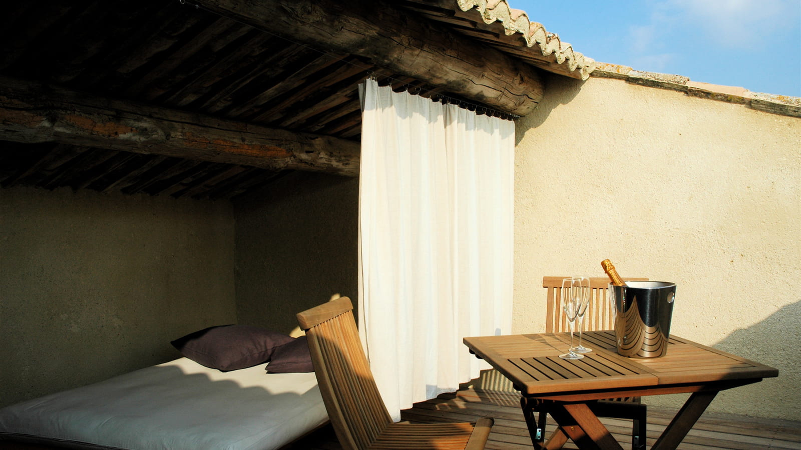 Terrasse cachée