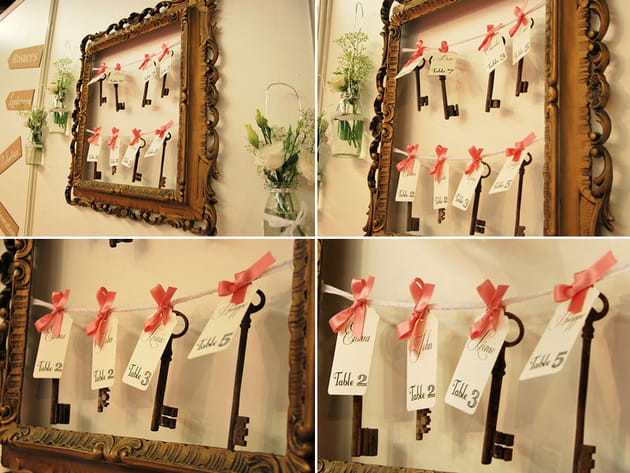 Un plan de table rétro vu par Les Ptits thèmes