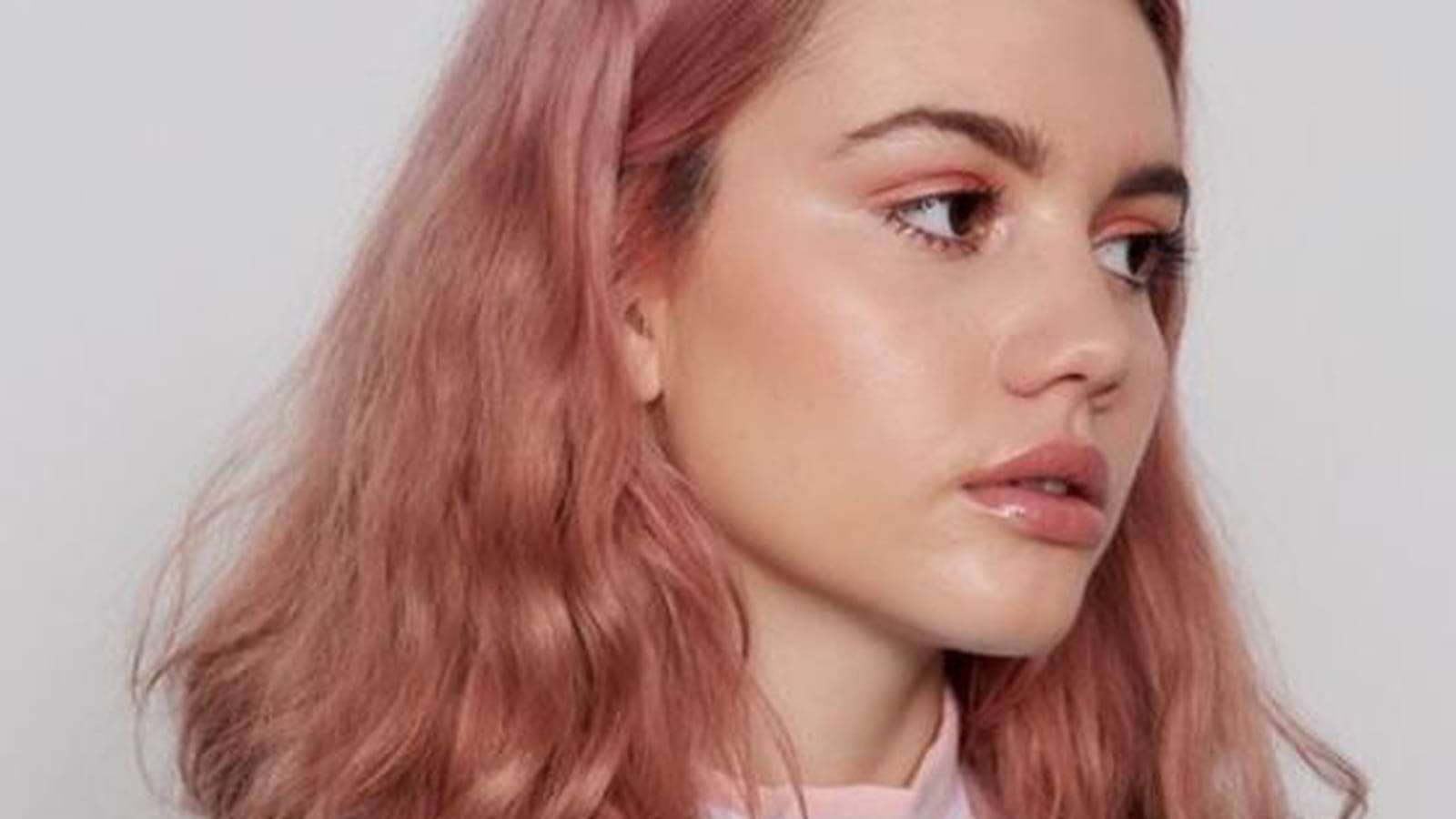 Carré long volume rose gold