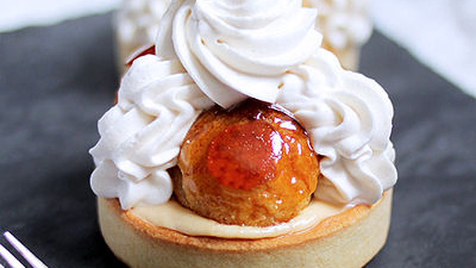 Tartelettes Saint Honoré au Caramel salé