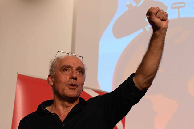 Philippe Poutou : toujours le poing levé